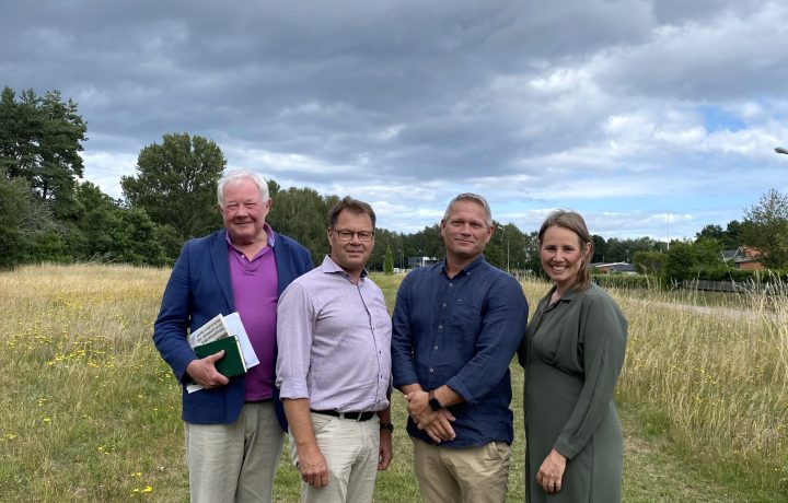 Roland Åkesson (C), Jens Robertsson (C), Håkan Spärlin (C) och Emmy Ahlstedt (C)