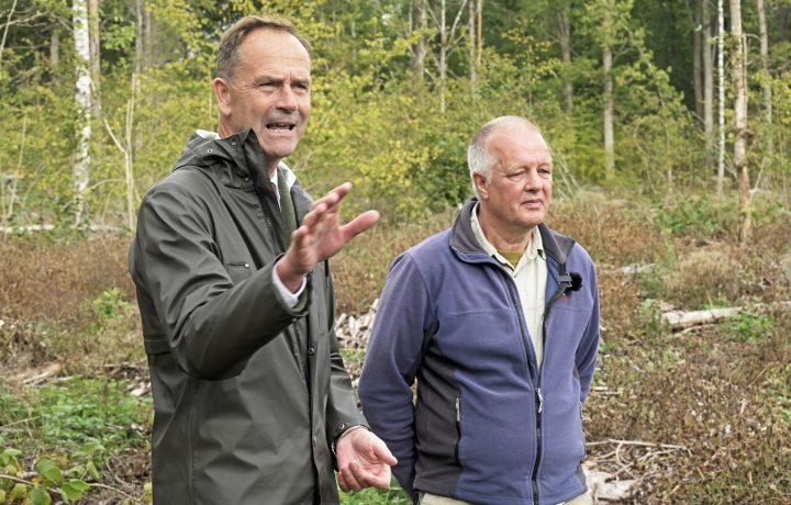 Landshövdingen Allan Widman och Per Jiborn från Naturskyddsföreningen.