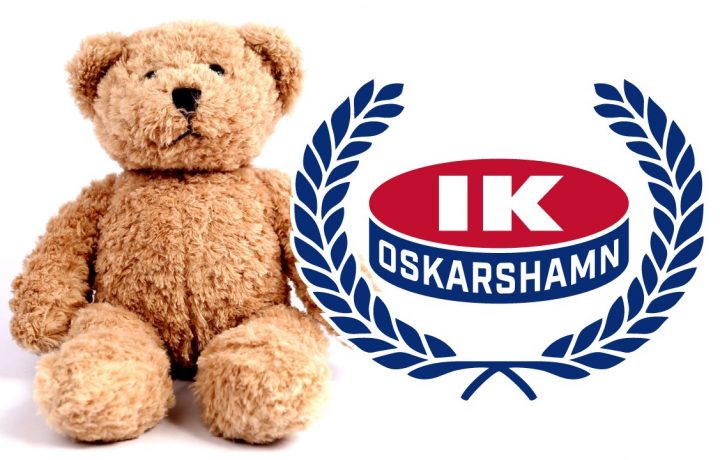 Nalle och IK Oskarshamns logotyp