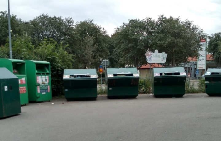 Återvinningsstation i Oskarshamn