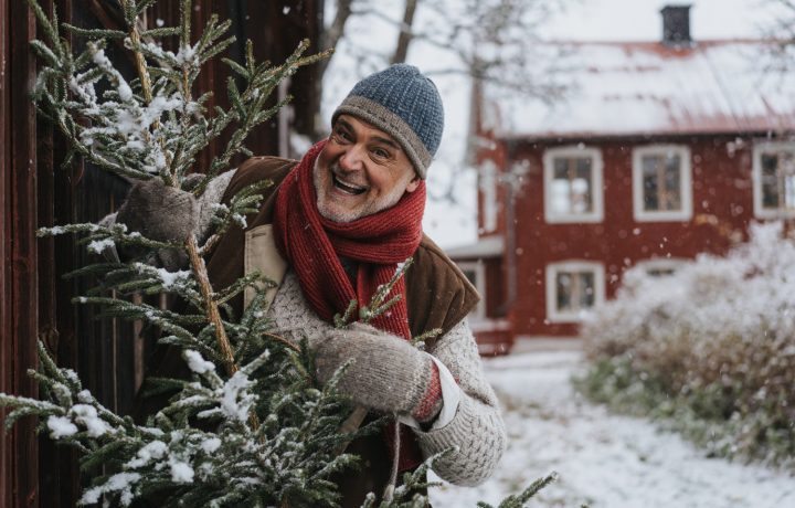 Ernst Kirchsteiger i Jul med Ernst