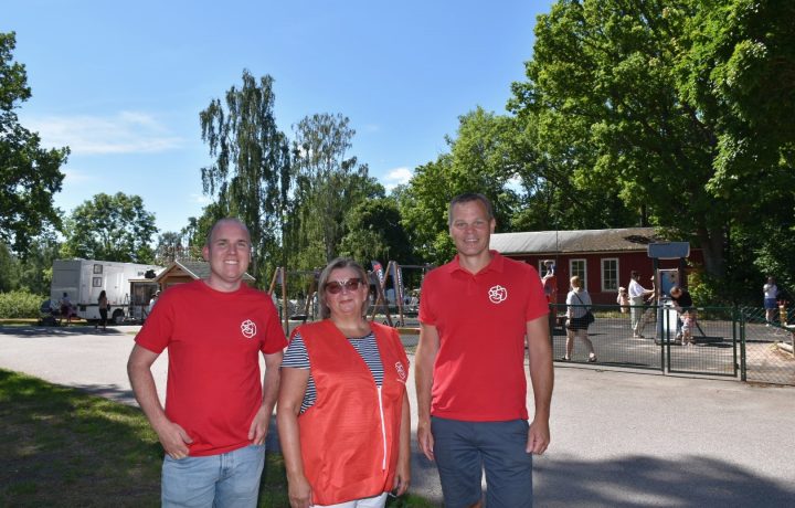 Anton Sejnehed (S), Anita Hultgren (S) och Andreas Erlandsson (S)