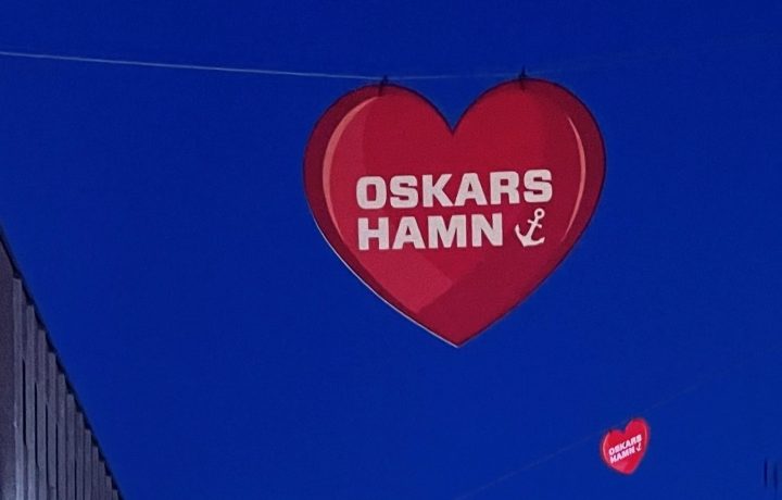 Hjärta med texten Oskarshamn