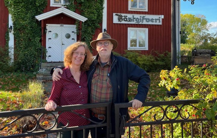 Susanna och Stefan Windh utanför Gästis