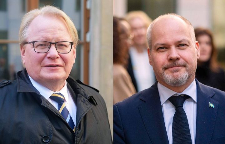 Peter Hultqvist och Morgan Johansson