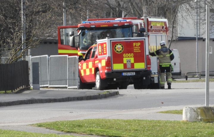 Läsarbild, räddningstjänsten rycker ut i Mönsterås