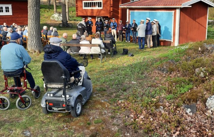 Valborg, valborgsfirande i Kristdala