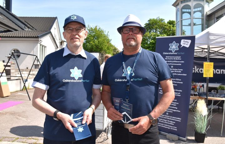 Anders Svensson och Marko Raiskio i det nybildade Oskarshamnspartiet