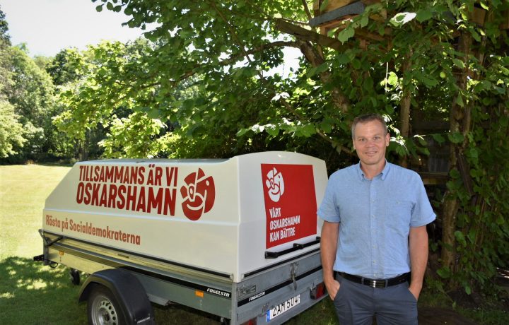 Andreas Erlandsson (S), kommunalråd i Oskarshamn