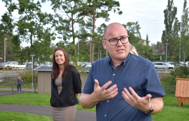 Anton Sejnehed (S), ordförande i bildningsnämnden i Oskarshamns kommun. Foto: Peter A Rosén