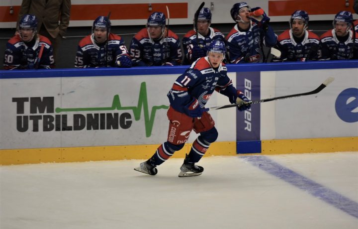 Antti Suomela, center i IK Oskarshamn, vinnare av SHL:s poängliga 2022/2023