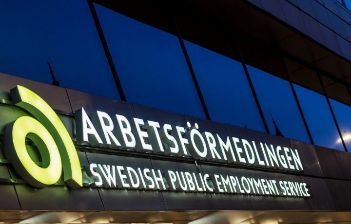 Arbetsförmedlingens fasad