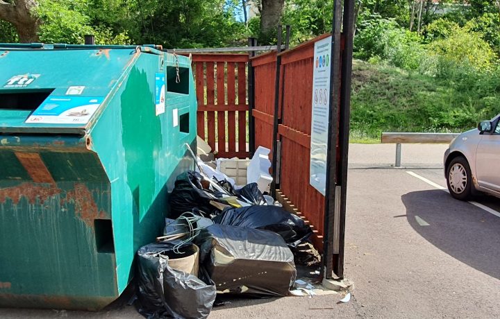 Återvinningsstationen i Södertorn