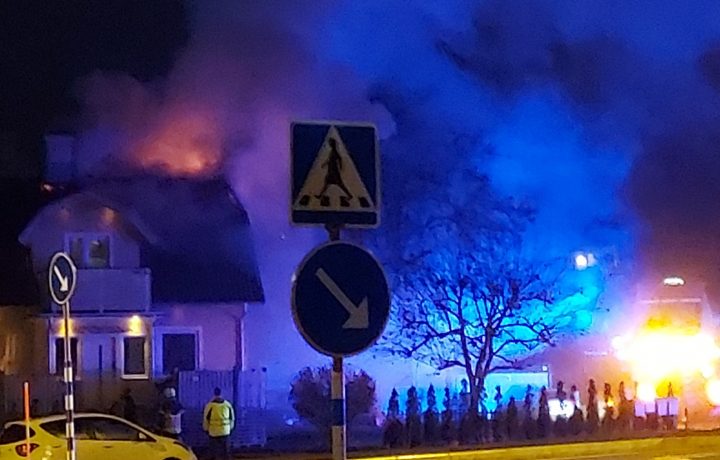 Brand i Oskarshamn