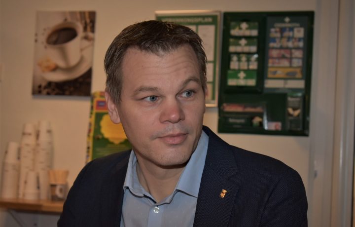 Ansiktsbild på kommunalrådet Andreas Erlandsson (S), Oskarshamn.