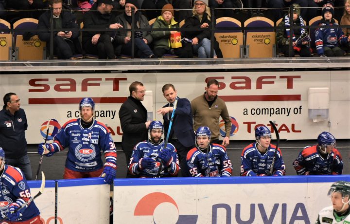 Hockeymatch mellan IK Oskarshamn och Färjestad