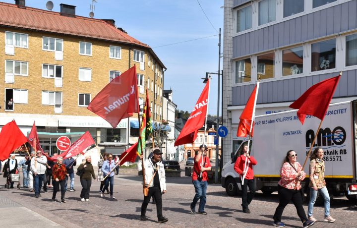 Förstamajtåg i Oskarshamn