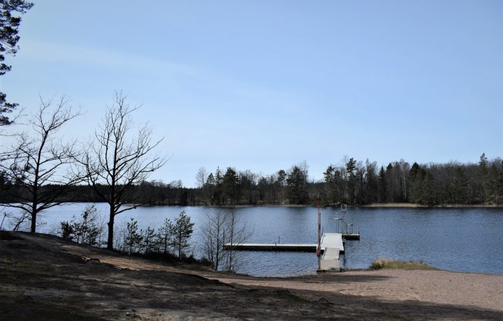 Badplatsen utanför Fårbo