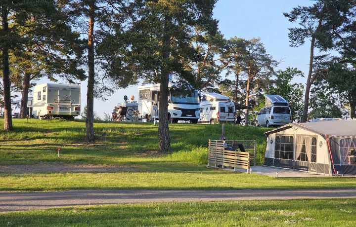 Camping, genrebild, Gunnarsö camping i Oskarshamn