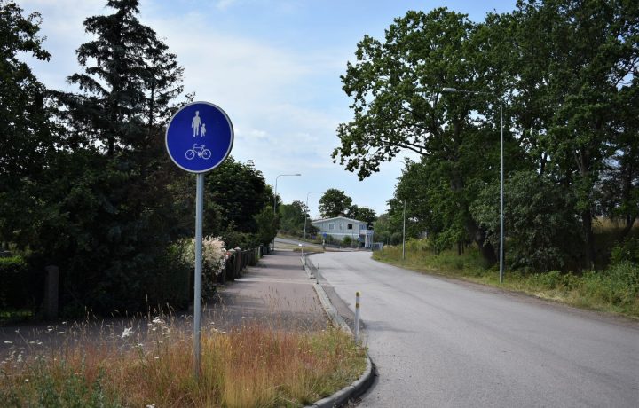 Gång och cykelbana Oskarshamn