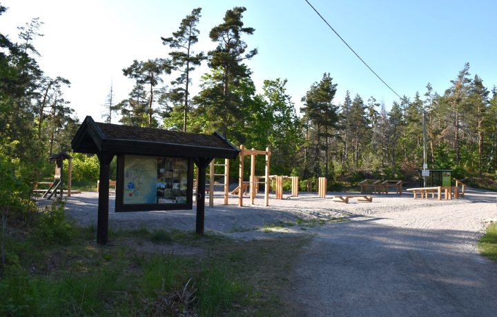 Havslätts utegym på Vedtorget i Oskarshamn