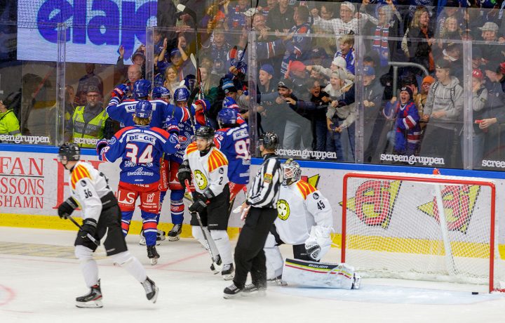 IK Oskarshamn gör mål mot Brynäs