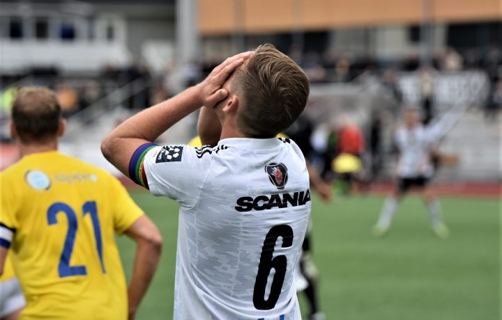 Filip Jägerbrink i Oskarshamns AIK. Foto: Peter A Rosén