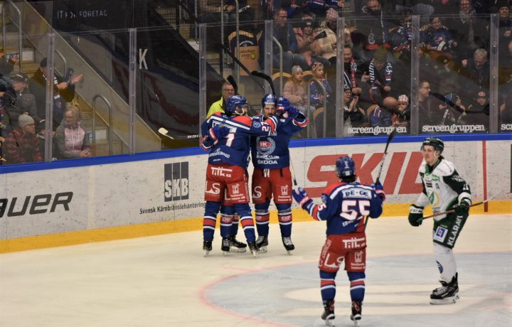 Hockeymatch mellan IK Oskarshamn och Färjestad