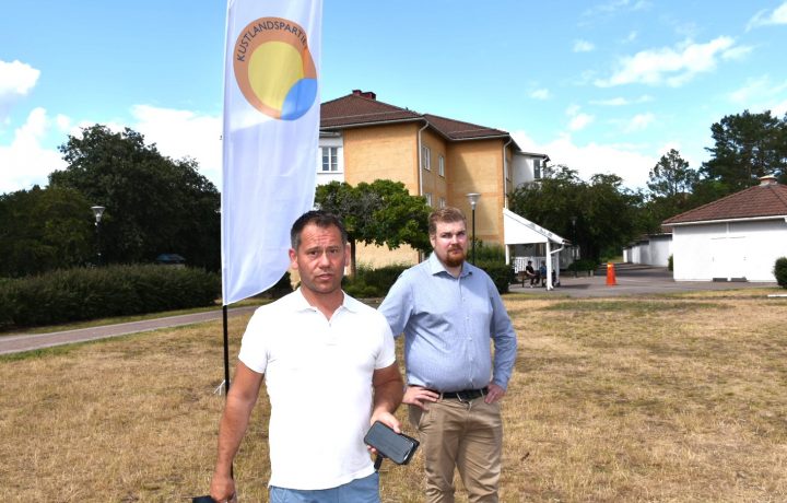 Mathias Karlsson och Kenny Svahn i Kustlandspartiet, Oskarshamns kommun.