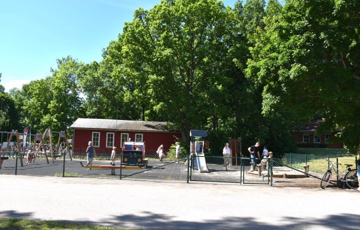 Lekplatsen på Vasagatan i Figeholm