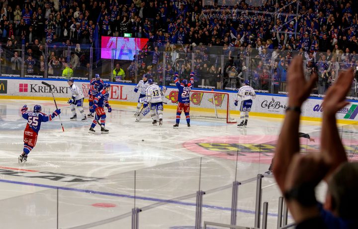 IK Oskarshamn har precis gjort 2-0 i en åttondelsfinal mot Leksands IF