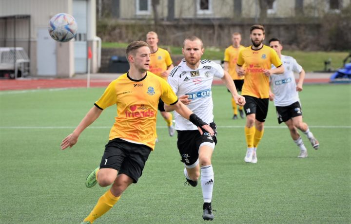 Måns Söderqvist, Oskarshamns AIK, i en match mot Lunds BK