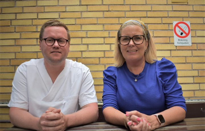 Carl Dahlin (M) och Malin Sjölander (M), regionpolitiker