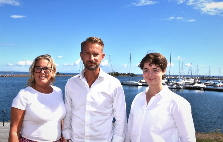 Malin Sjölander (M), Jimmy Loord (KD) och Johanna Wyckman (L)