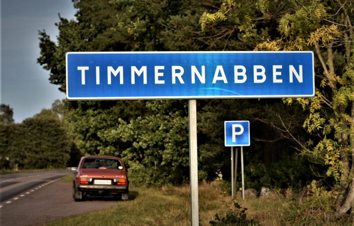 Ortsskylt, Timmernabben