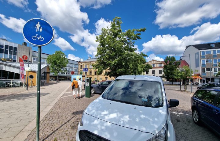 Parkeringar, parkeringsautomat i Oskarshamn