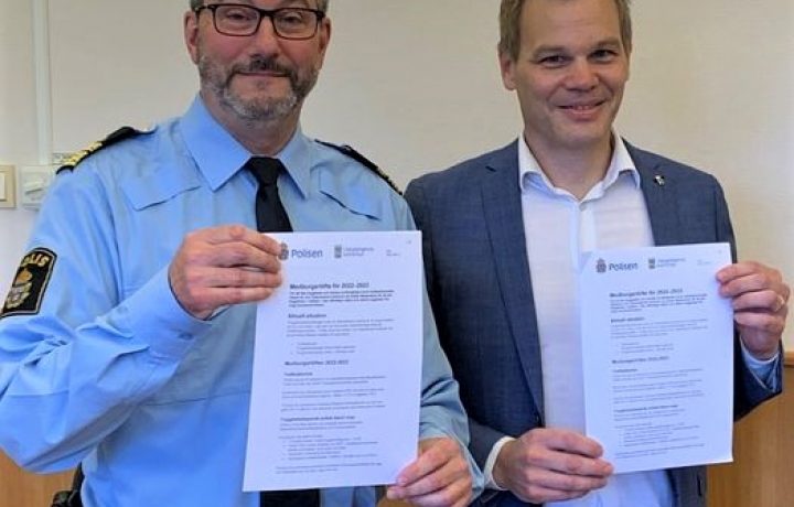 Polisen och Oskarshamns kommun presenterar medborgarlöften