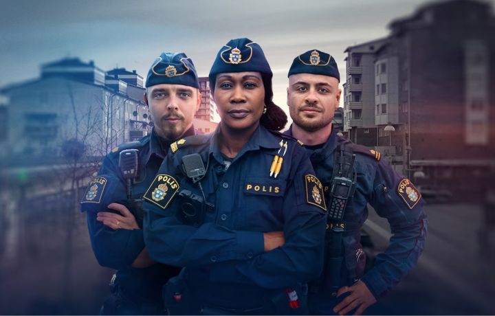 Poliserna i våldsvågen