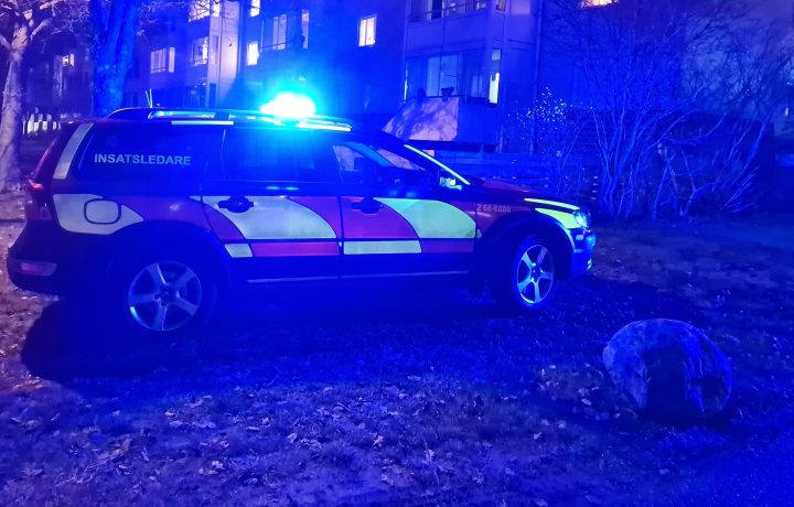 Brand, insatsledare, Kristineberg i Oskarshamn