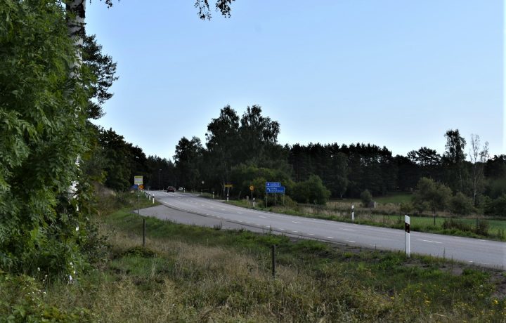 Riksväg 37/47, Århult, mellan Oskarshamn och Bockara. Foto: Peter A Rosén