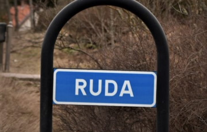 Ortsskylt Ruda