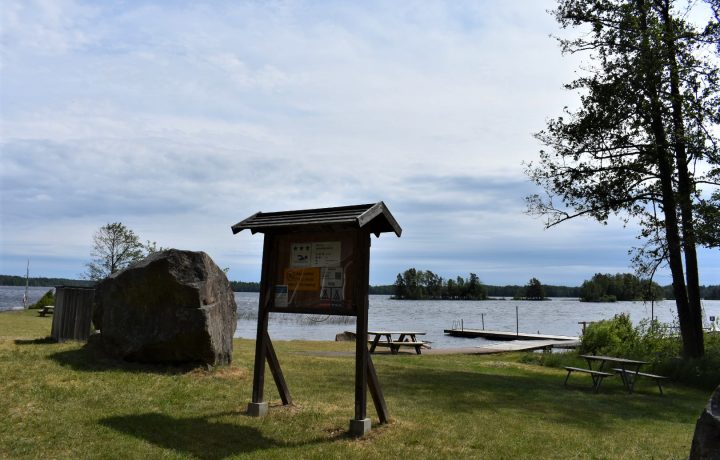 Råsviks badplats, utanför Kristdala.