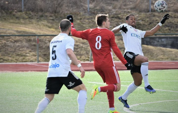 Matchsekvens, Oskarshamns AIK mot Lindome GIF i fotbollens division 1 södra.