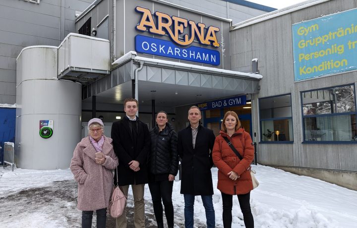 SD utanför Arena Oskarshamn