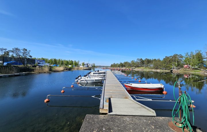 Småbåtshamn vid Gröndalsgatan i Oskarshamn