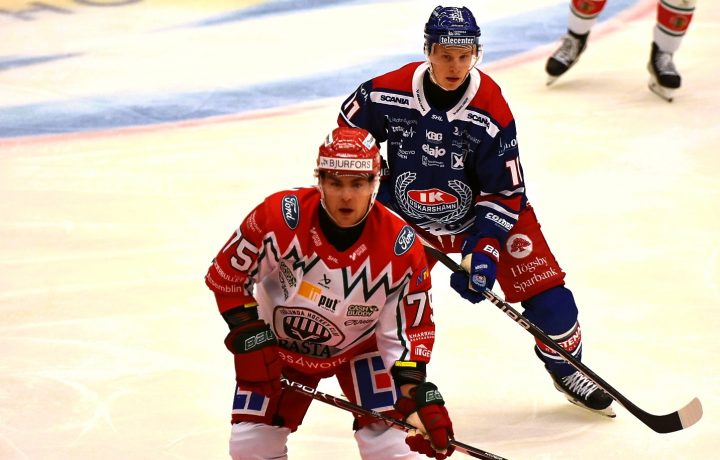 Radan Lenc, Frölunda, och Antti Suomela, IK Oskarshamn.