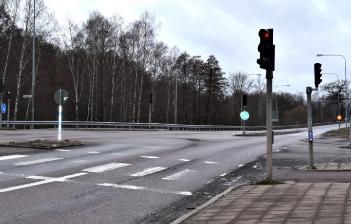 Trafikljus Stengatan/Norra Fabriksgatan i Oskarshamn