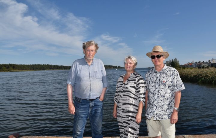 Stellan Hamrin (V), Alice Saksenvik (V) och Lennart Johansson (V)