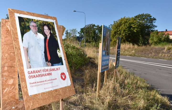 Valskyltar i Oskarshamn