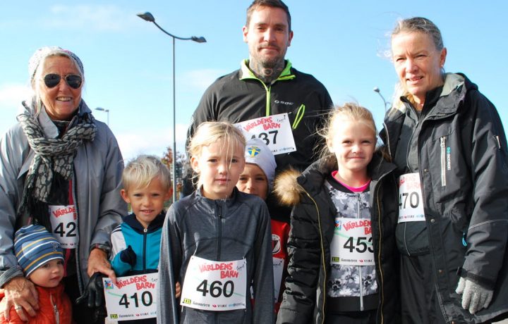 Deltagare på Världensbarnloppet